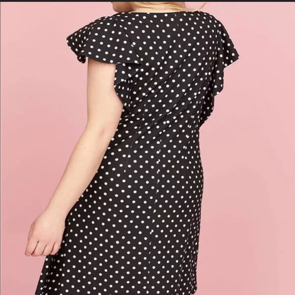🆕Lane Bryant polka dots ruffle sleeves dress - Picture 7 of 14